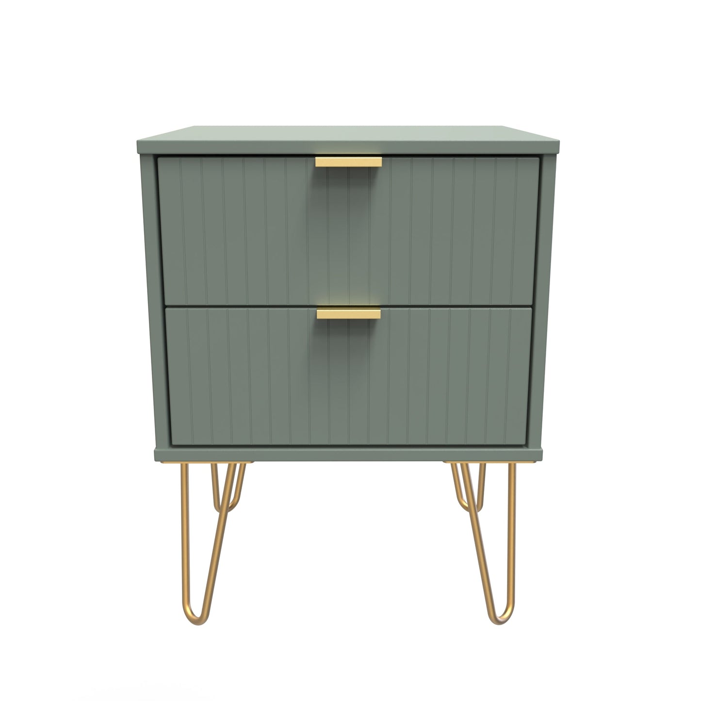 Linear Bedside Table Not Applicable 2 Drawers 60cm