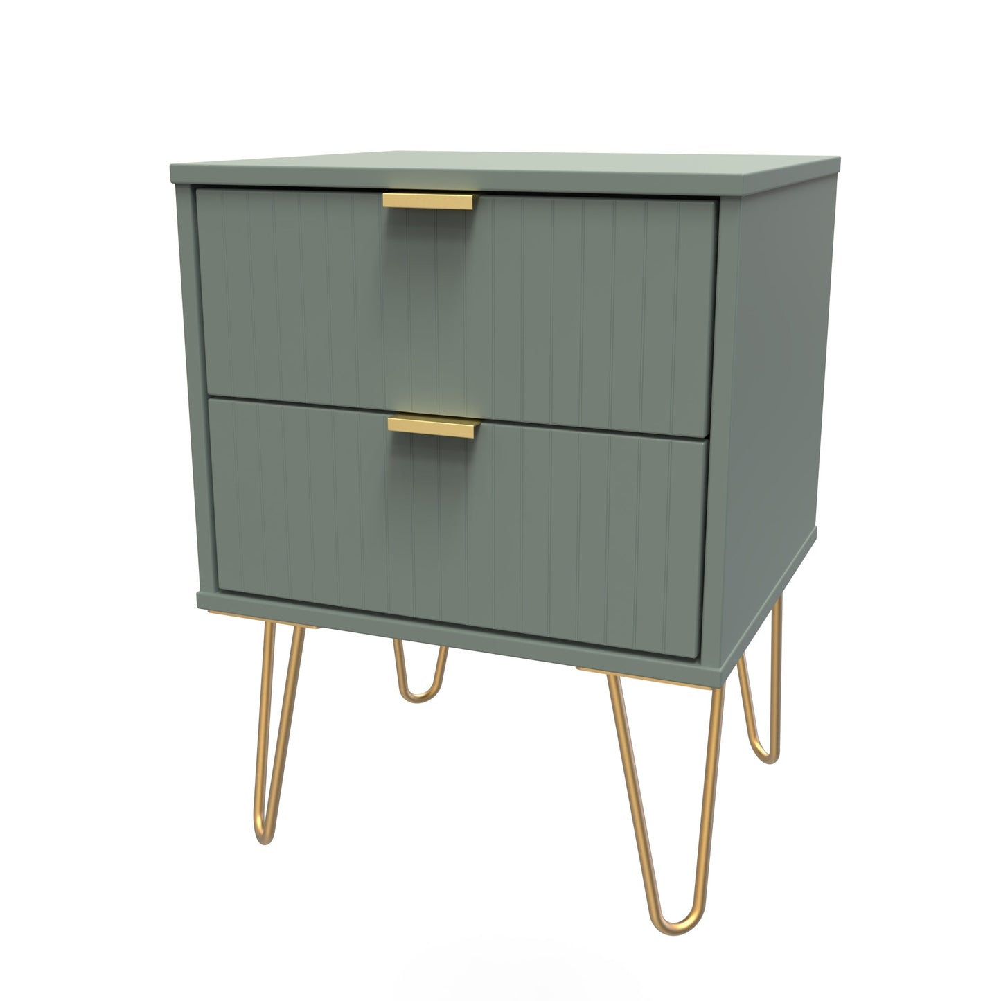 Linear Bedside Table Not Applicable 2 Drawers 60cm
