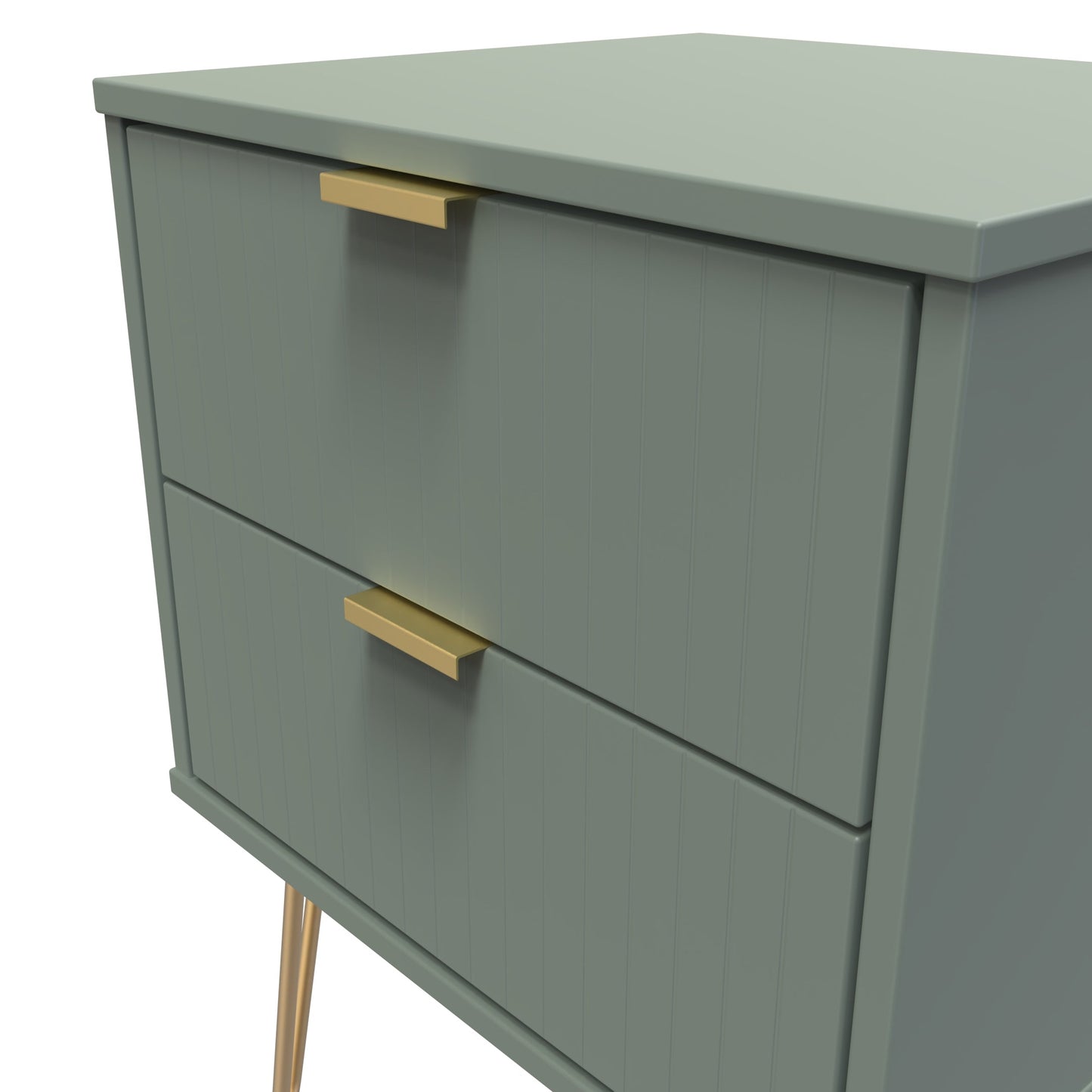 Linear Bedside Table Not Applicable 2 Drawers 60cm