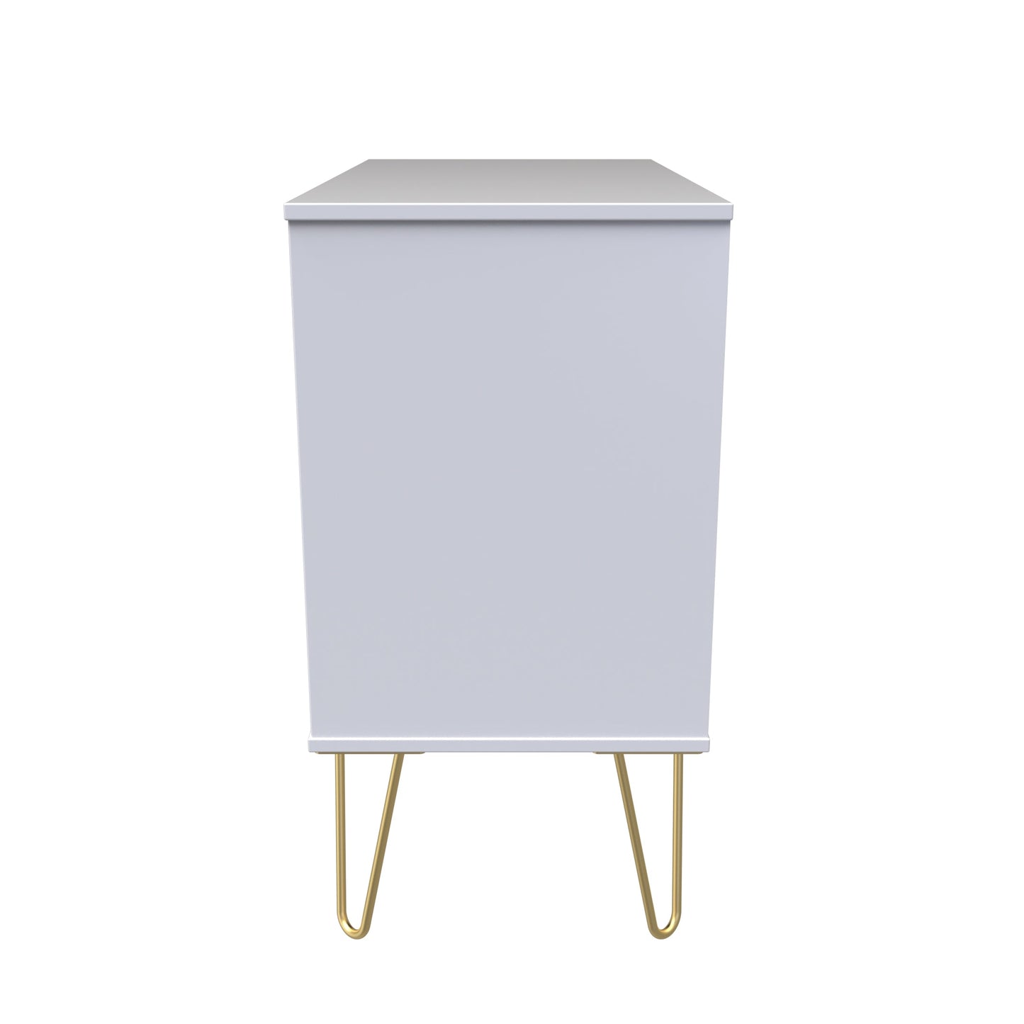 Linear Chest of Drawers White 3 Drawers 77cm