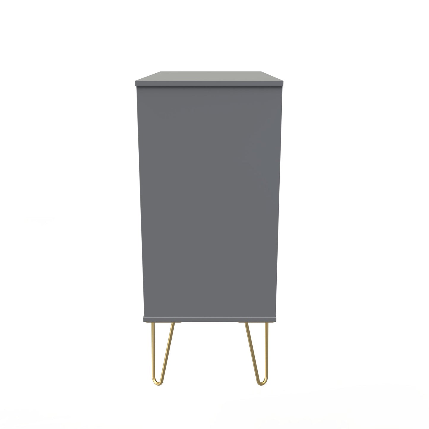 Linear Chest of Drawers Grey 4 Drawers 93cm