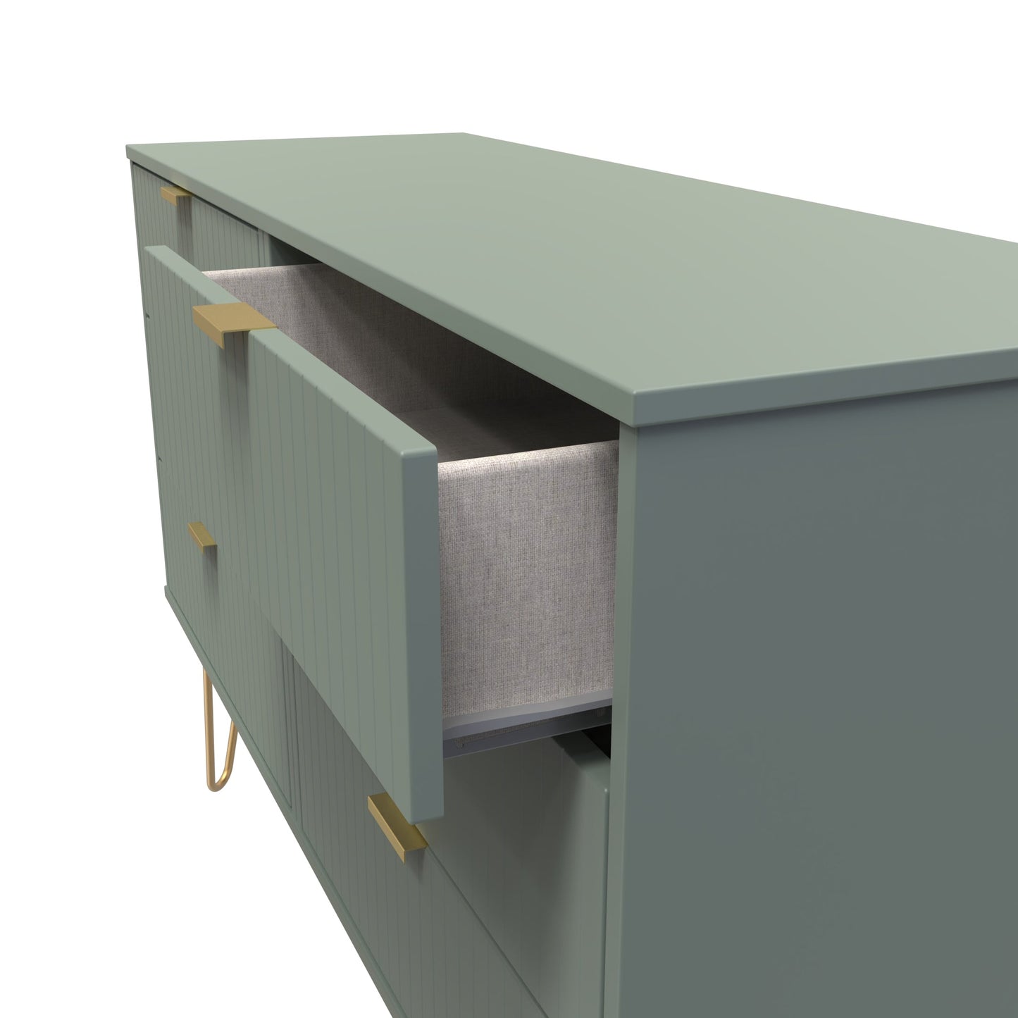 Linear Large Chest of Drawers Not Applicable 6 Drawers 115cm