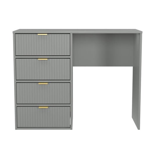 Linear Desk Grey 4 Drawers 97cm