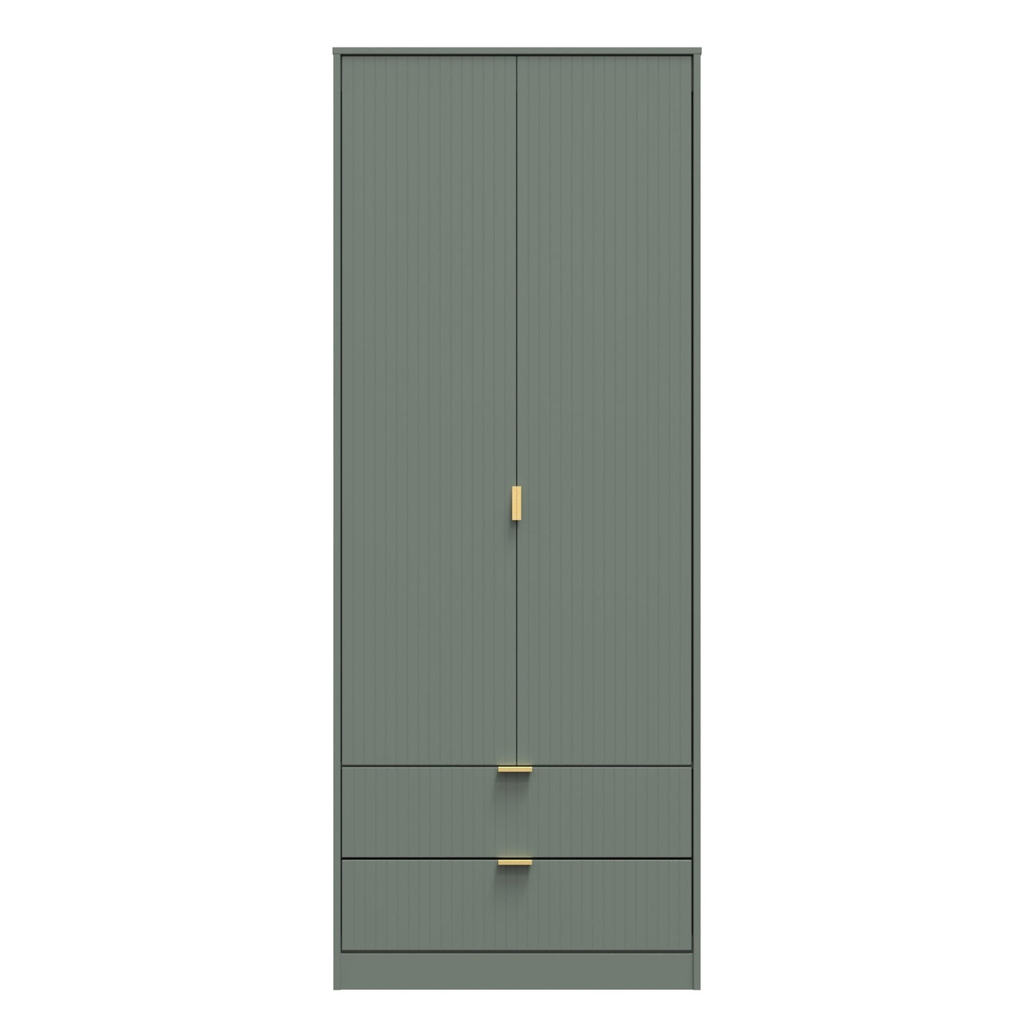 Linear Tall Wardrobe Not Applicable 2 Doors 2 Drawers 197cm