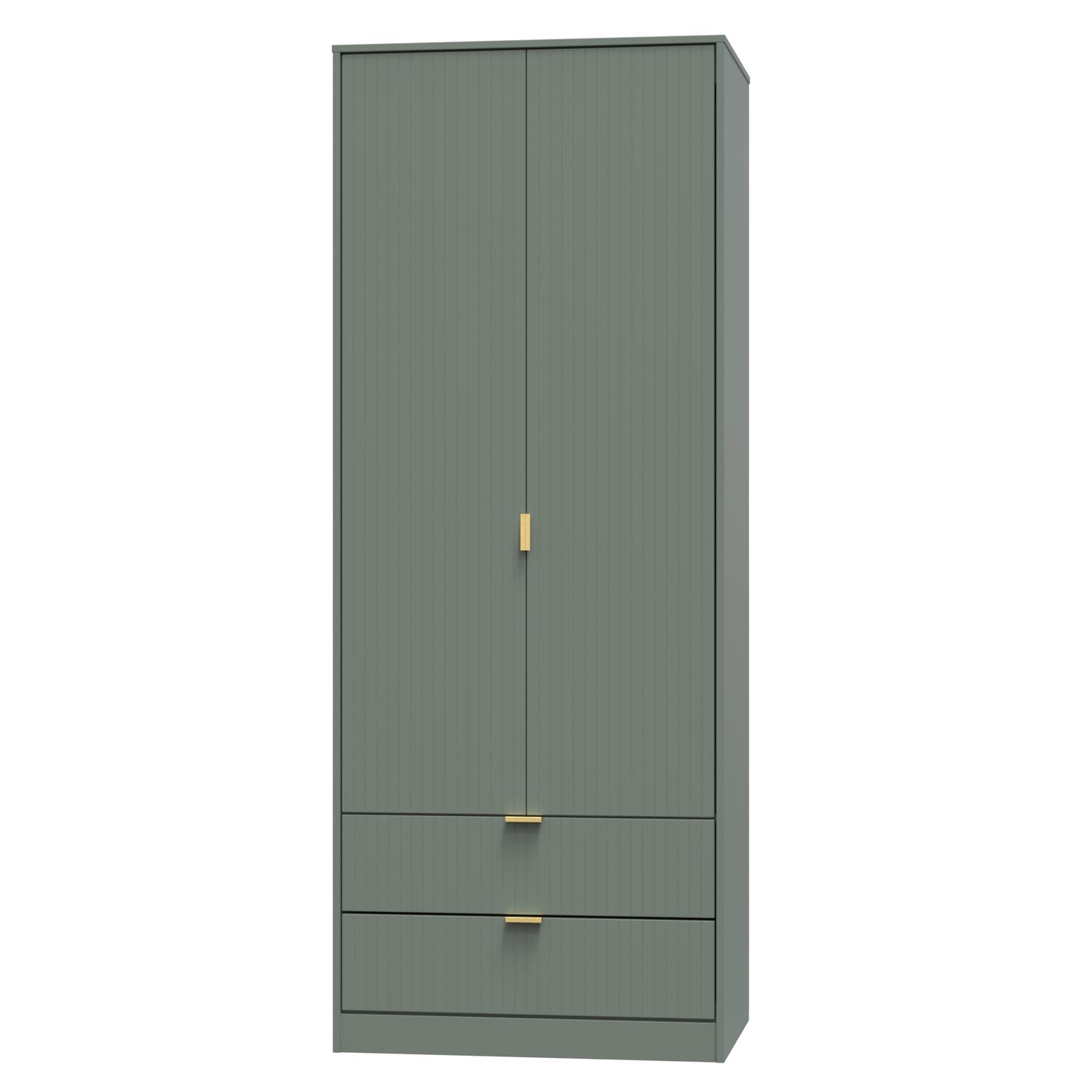 Linear Tall Wardrobe Not Applicable 2 Doors 2 Drawers 197cm
