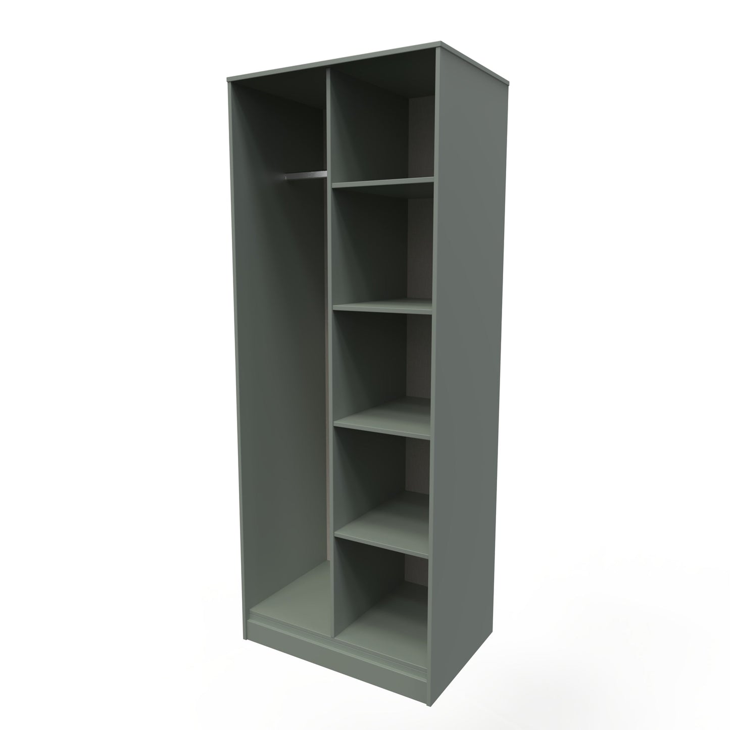 Linear Tall Wardrobe Not Applicable 5 Shelves 197cm