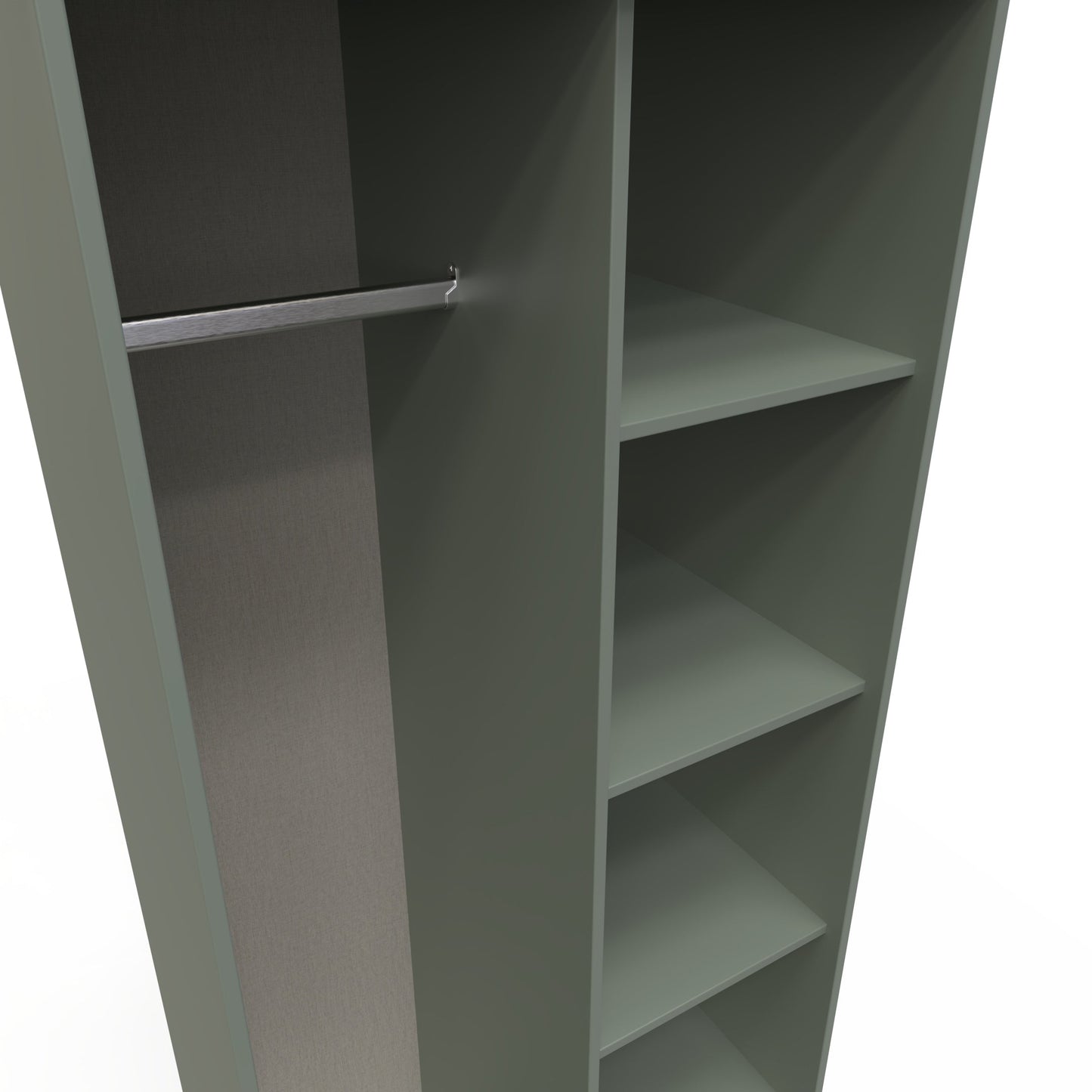 Linear Tall Wardrobe Not Applicable 5 Shelves 197cm