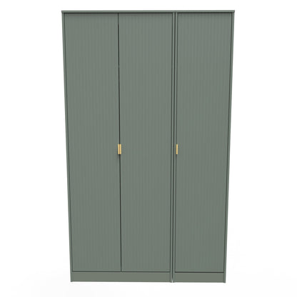 Linear Tall Wardrobe Not Applicable 3 Doors 1 Shelf 198cm
