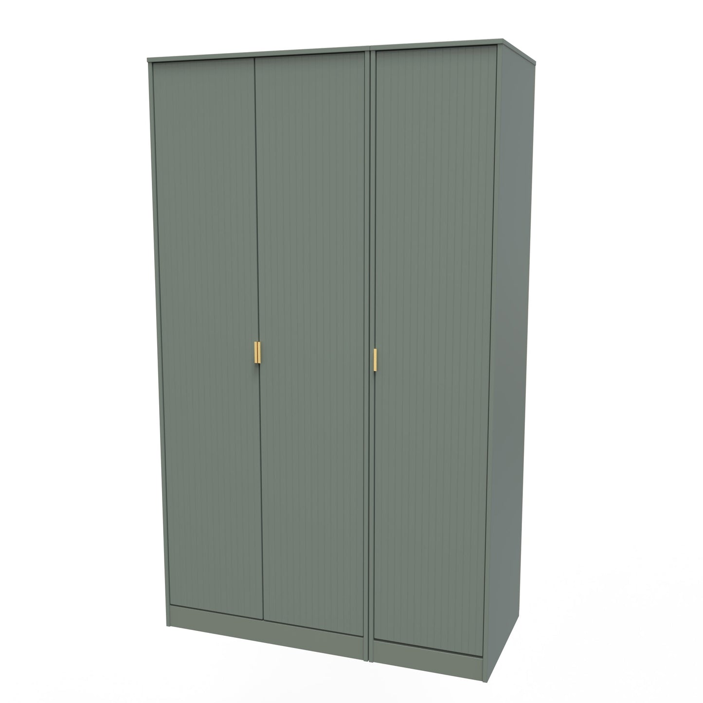 Linear Tall Wardrobe Not Applicable 3 Doors 1 Shelf 198cm