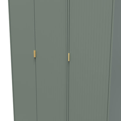 Linear Tall Wardrobe Not Applicable 3 Doors 1 Shelf 198cm