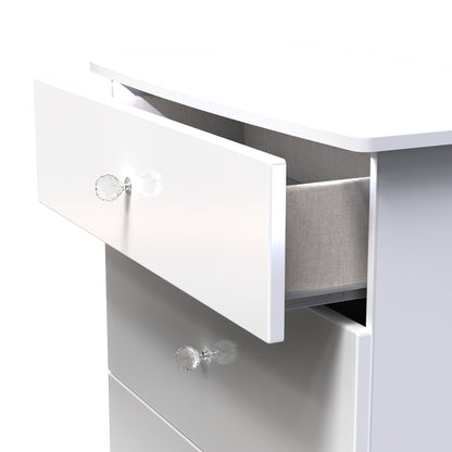 Lumiere Chest of Drawers
with LED lights White 3 Drawers 89cm