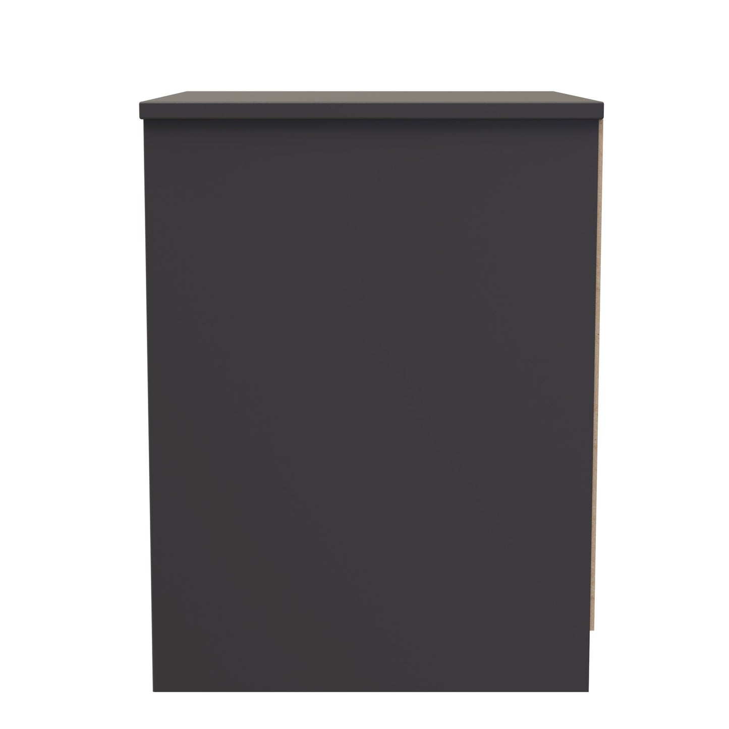 Las Vegas F Bedside Table Dark Grey 2 Drawers 53cm