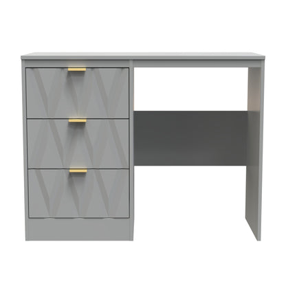 Las Vegas F Desk Grey 3 Drawers 97cm
