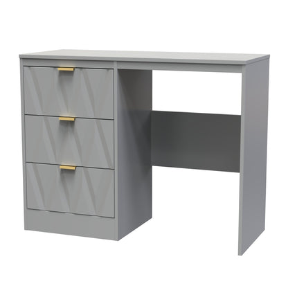 Las Vegas F Desk Grey 3 Drawers 97cm
