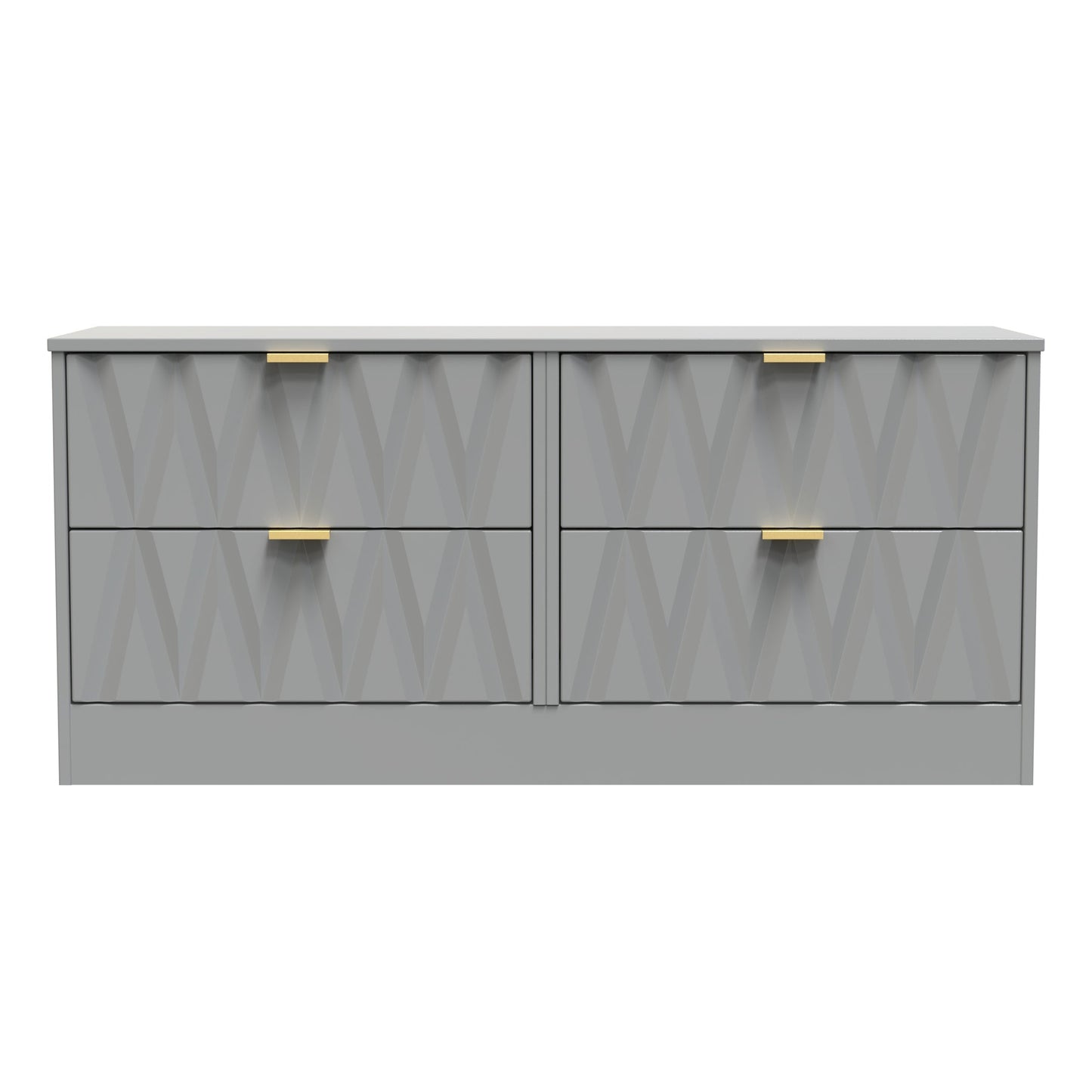 Las Vegas F Large Chest of Drawers Grey 4 Drawers 115cm