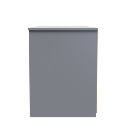 Las Vegas F Large Chest of Drawers Grey 4 Drawers 115cm