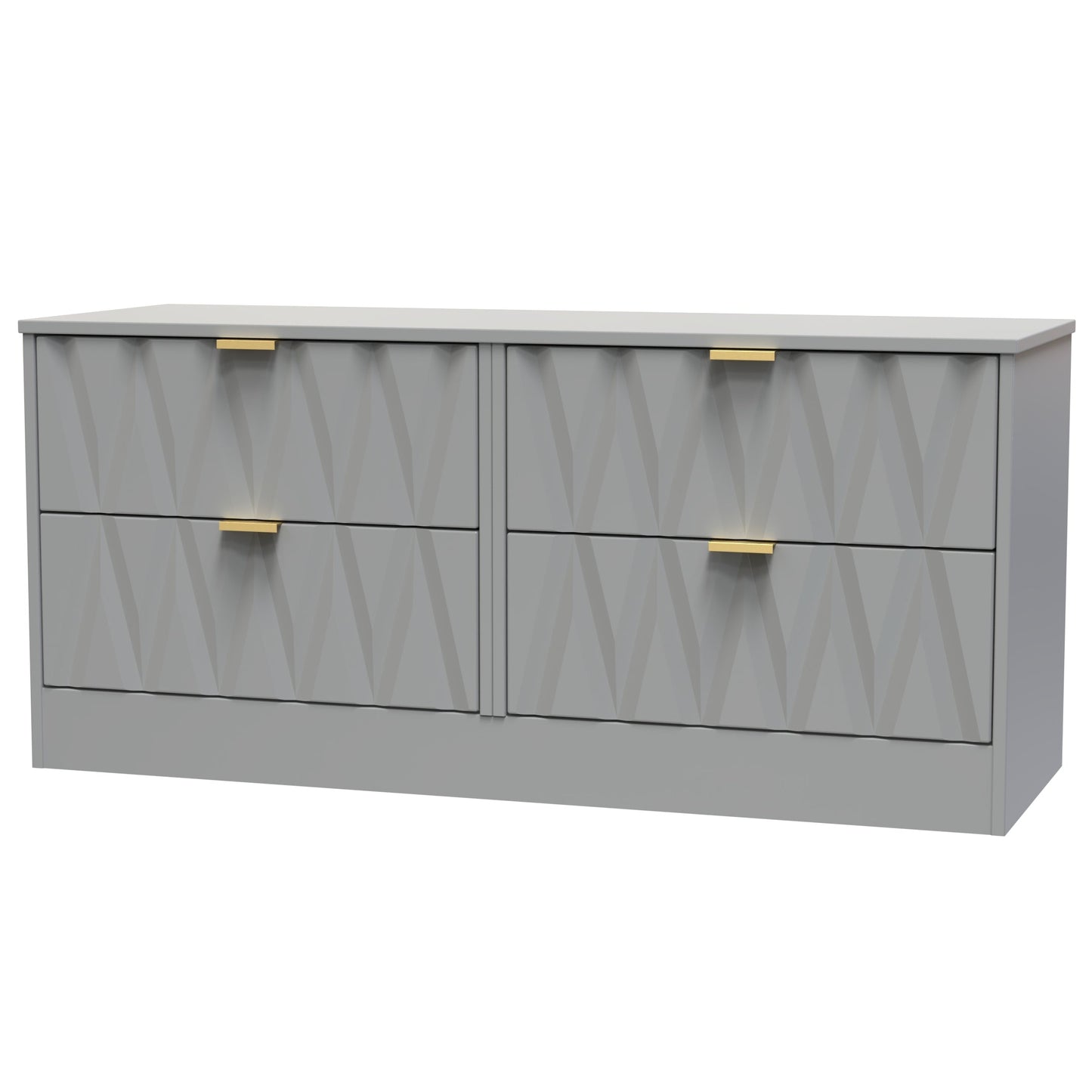 Las Vegas F Large Chest of Drawers Grey 4 Drawers 115cm