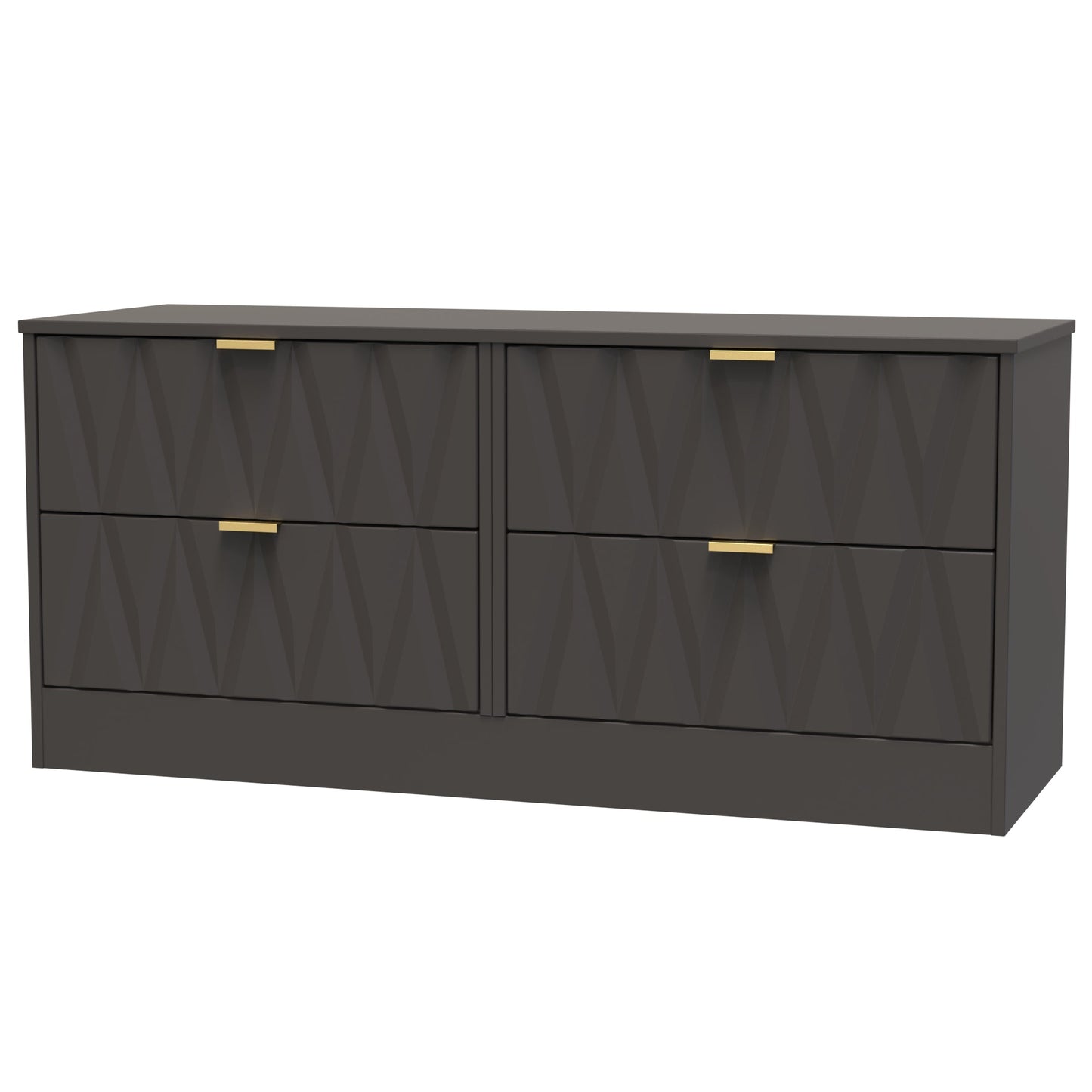 Las Vegas F Large Chest of Drawers Dark Grey 4 Drawers 115cm