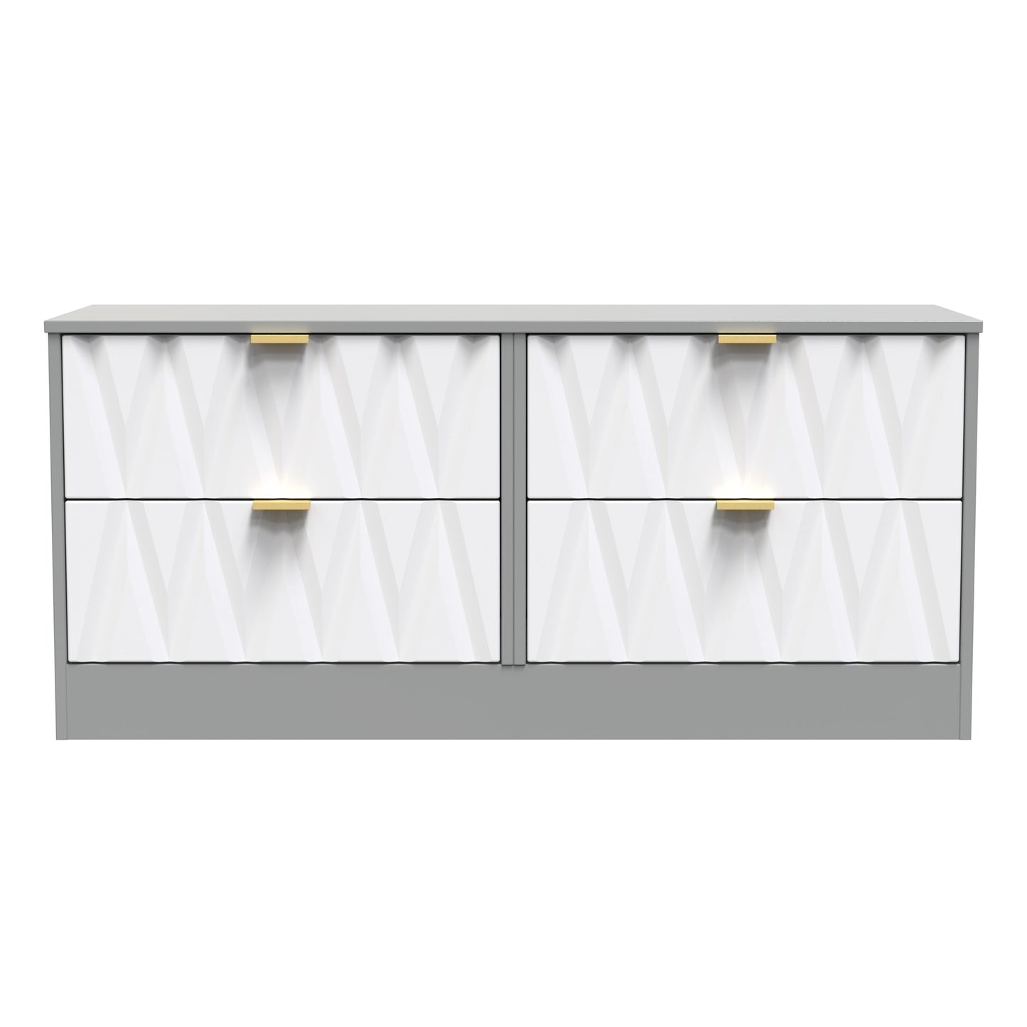 Las Vegas F Large Chest of Drawers Grey 4 Drawers 40cm