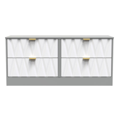 Las Vegas F Large Chest of Drawers Grey 4 Drawers 40cm