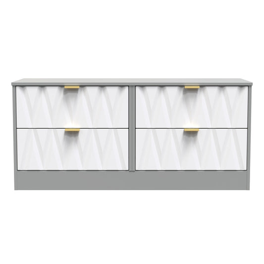 Las Vegas F Large Chest of Drawers Grey 4 Drawers 40cm