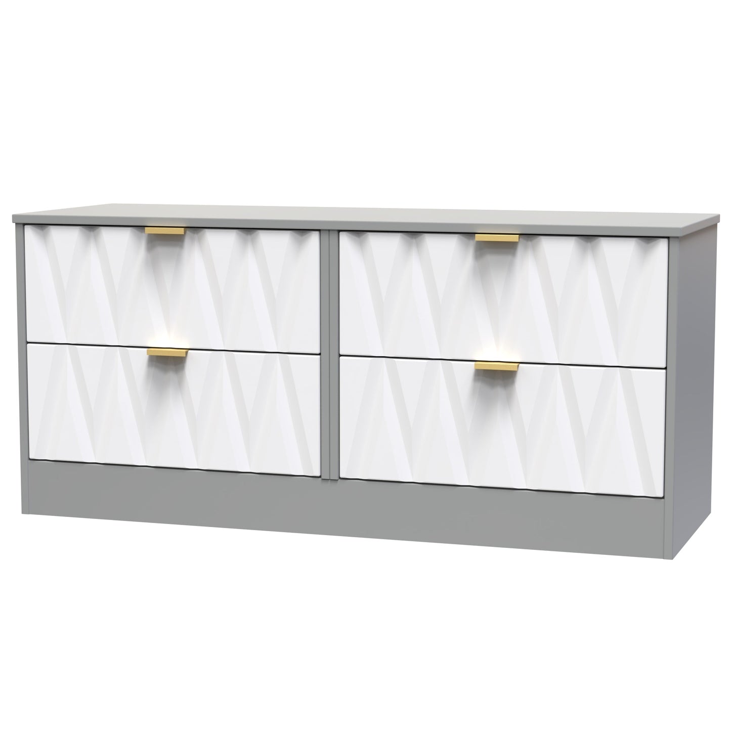 Las Vegas F Large Chest of Drawers Grey 4 Drawers 40cm