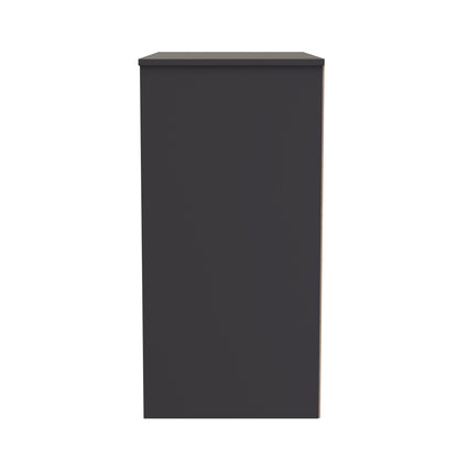 Las Vegas F Chest of Drawers Dark Grey 3 Drawers 80cm