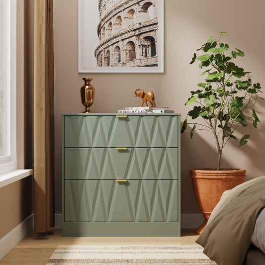 Las Vegas F Chest of Drawers Not Applicable 3 Drawers 80cm