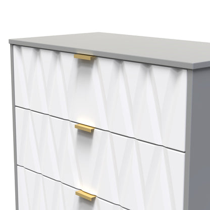 Las Vegas F Chest of Drawers Grey 3 Drawers 40cm