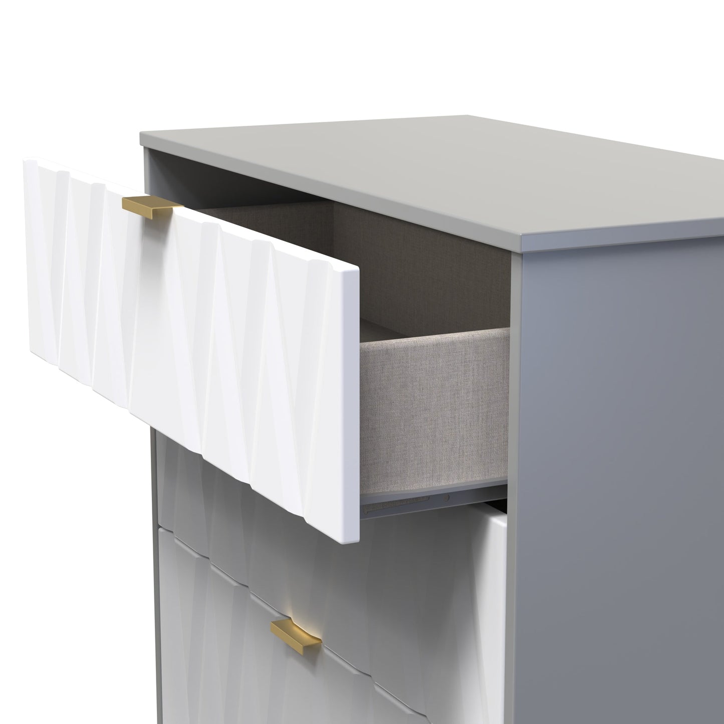 Las Vegas F Chest of Drawers Grey 3 Drawers 40cm