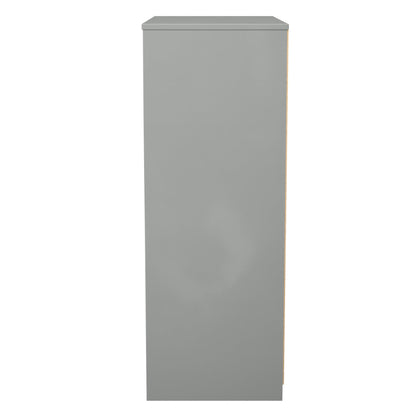 Las Vegas F Tall Chest of Drawers Grey 4 Drawers 107cm