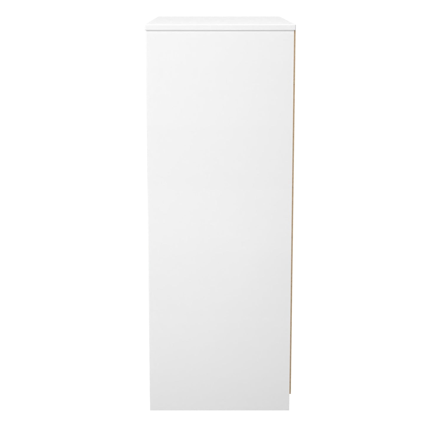 Las Vegas F Tall Chest of Drawers White 4 Drawers 107cm