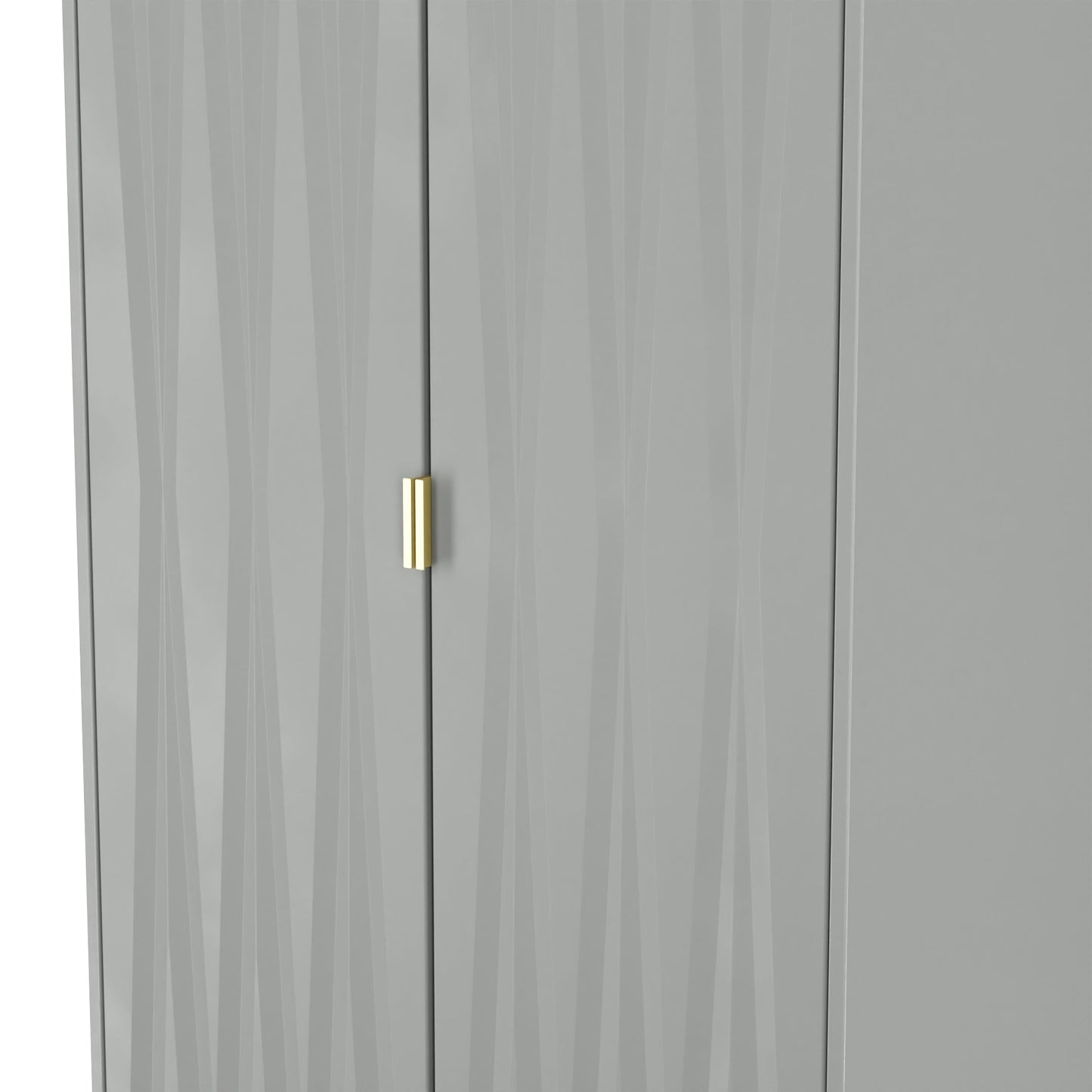 Las Vegas F Tall Wardrobe Grey 2 Doors 1 Shelf 77cm
