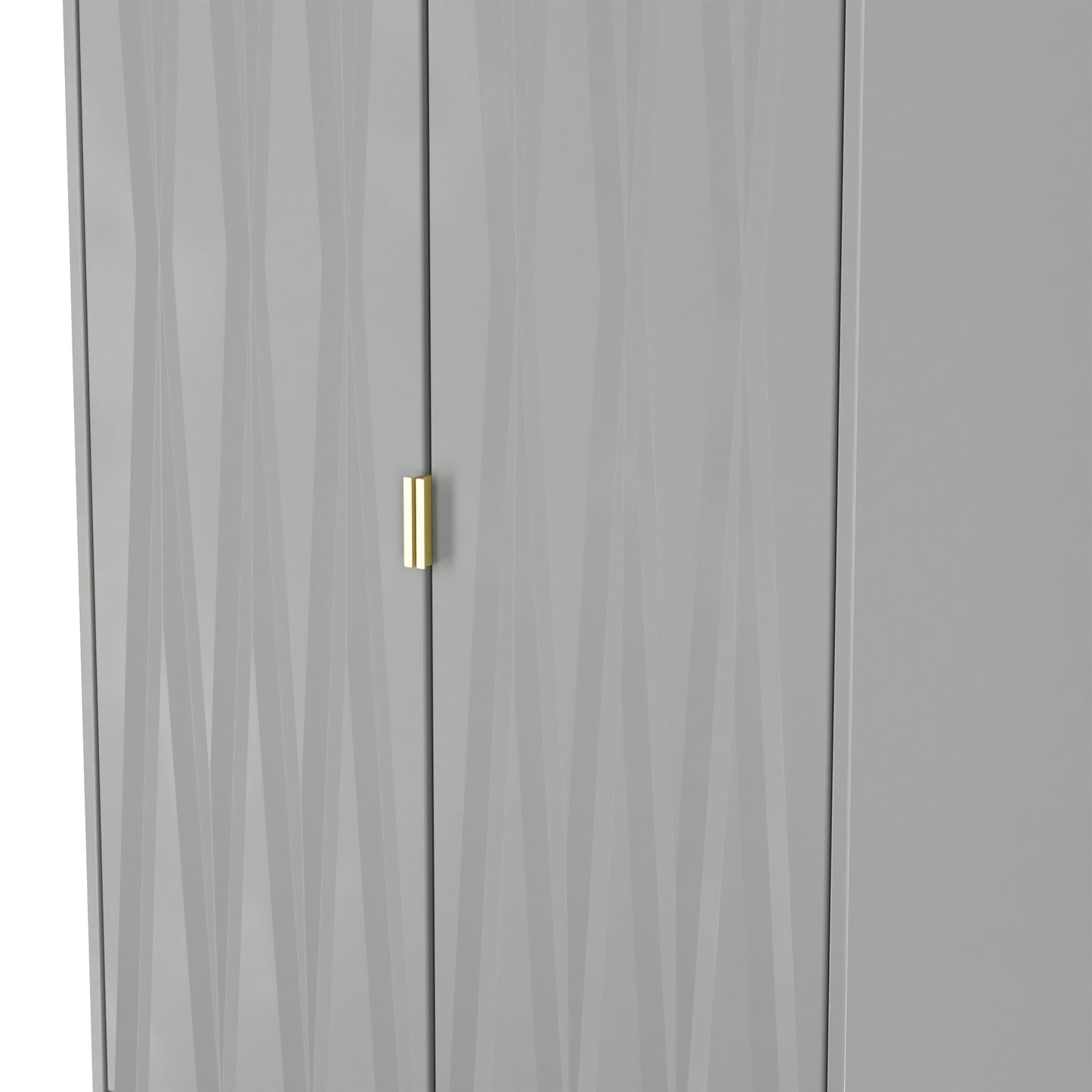 Las Vegas F Tall Wardrobe Grey 2 Doors 2 Drawers 77cm