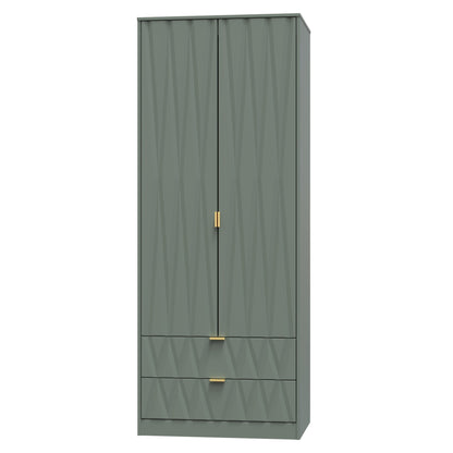 Las Vegas F Tall Wardrobe Not Applicable 2 Doors 2 Drawers 198cm