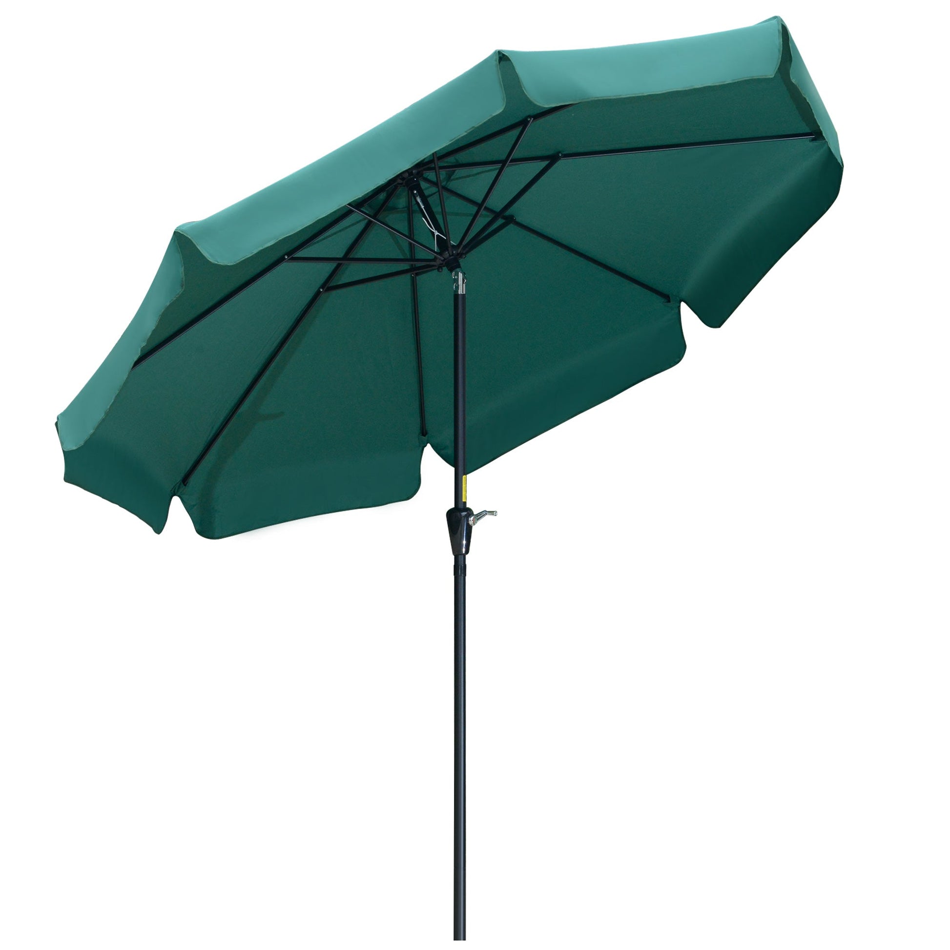 2.66m Patio Umbrella Garden Parasol Outdoor Sun Shade Table Umbrella with Ruffles Primary Image