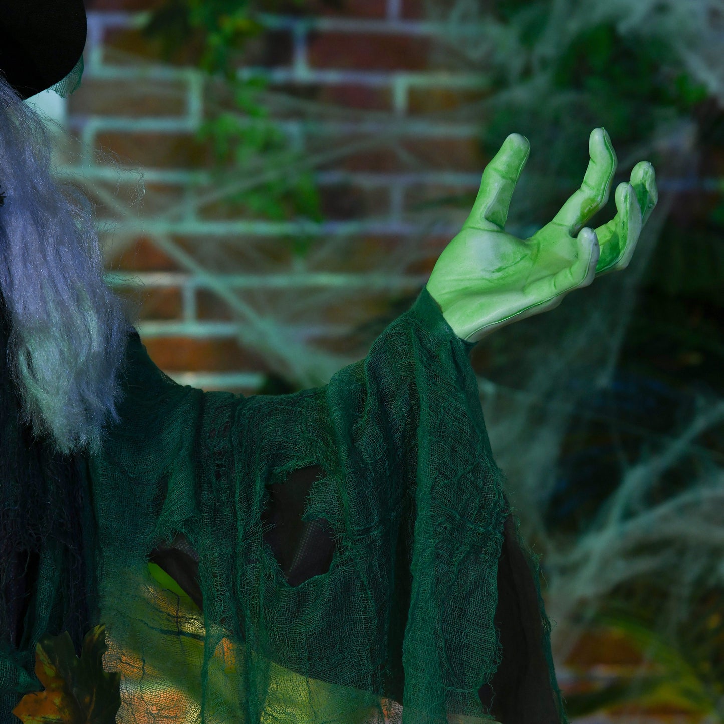 Animated Witch Halloween Decoration - 183cm
