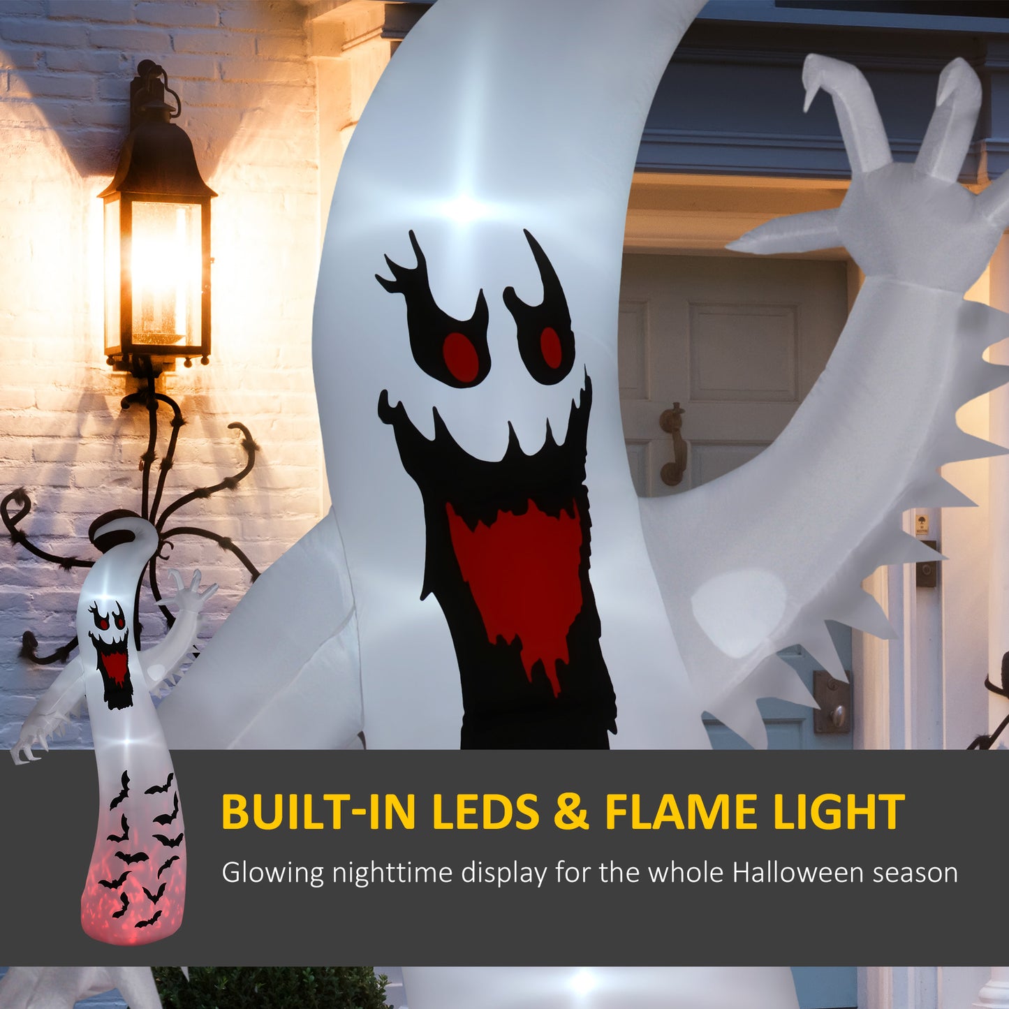 Ghost Inflatable Halloween Decoration - 360cm