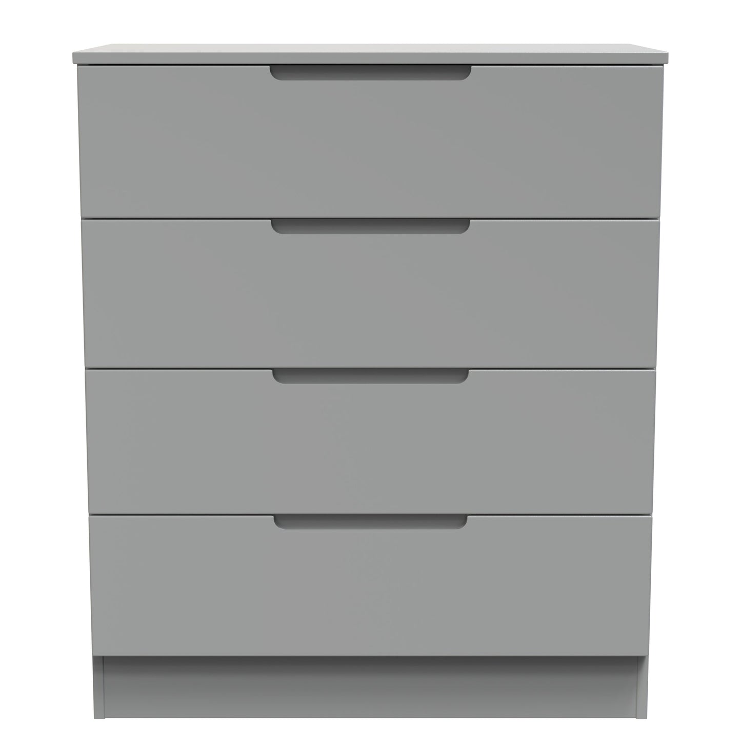 Milan Chest of Drawers Grey 4 Drawers 89cm