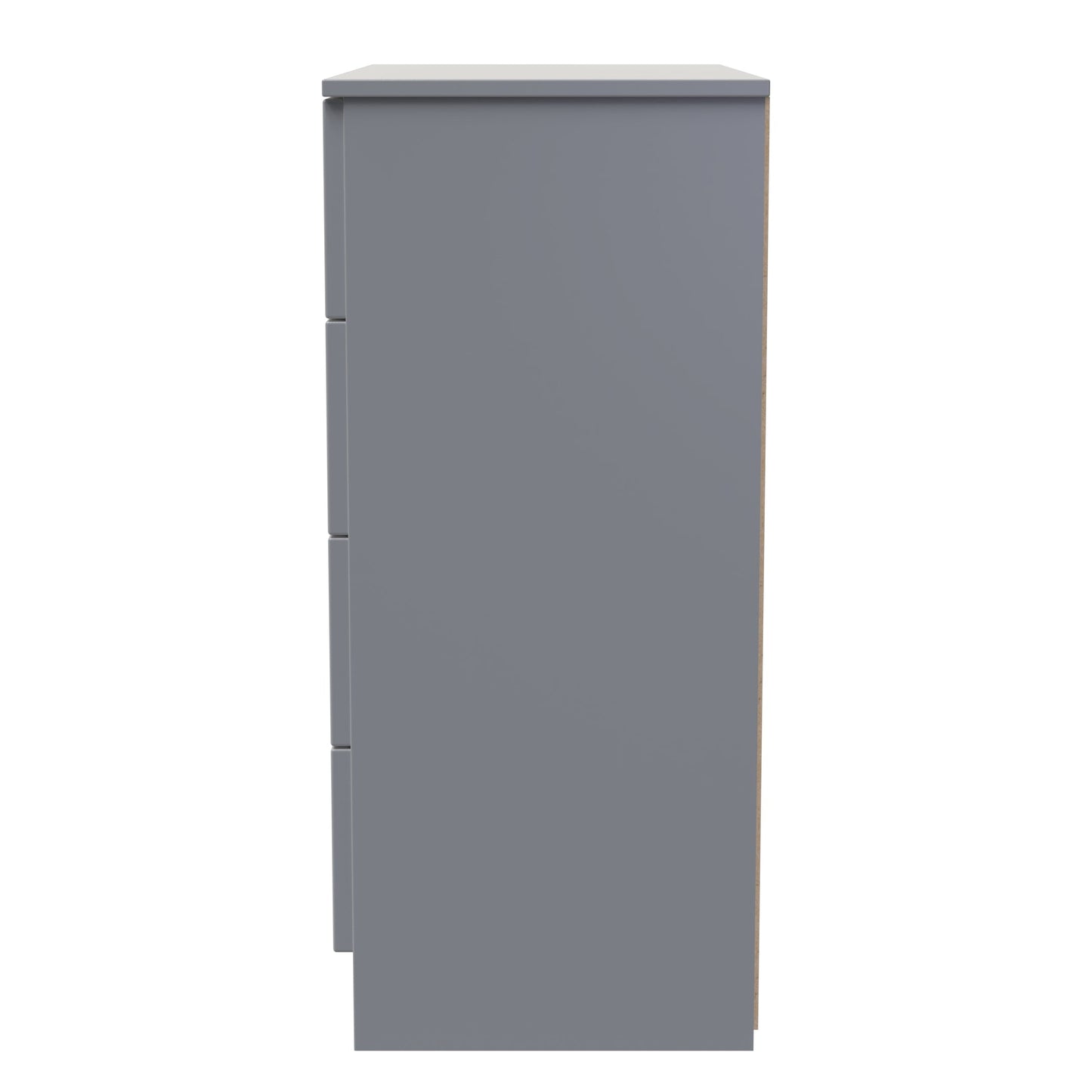 Milan Chest of Drawers Grey 4 Drawers 89cm