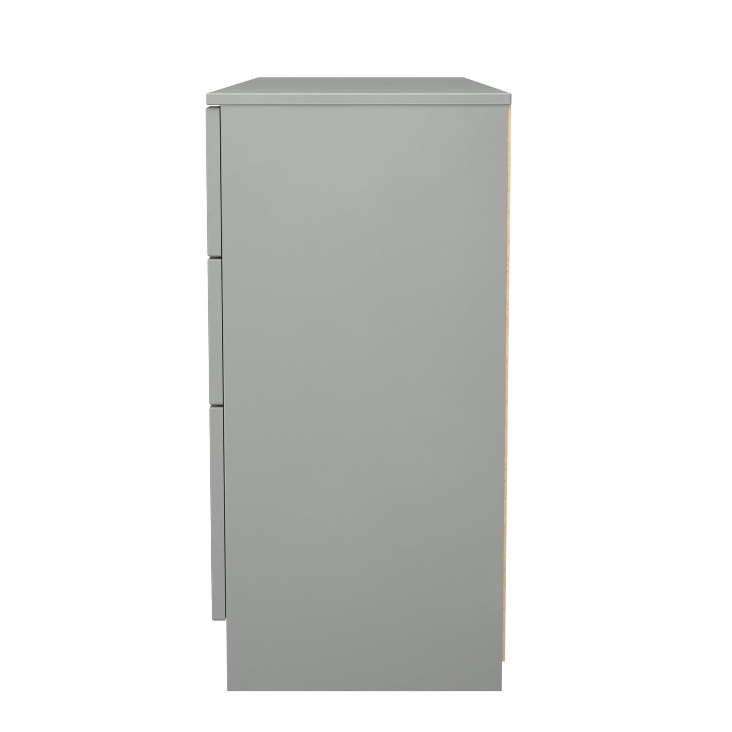 Milan Desk Grey 6 Drawers 125cm