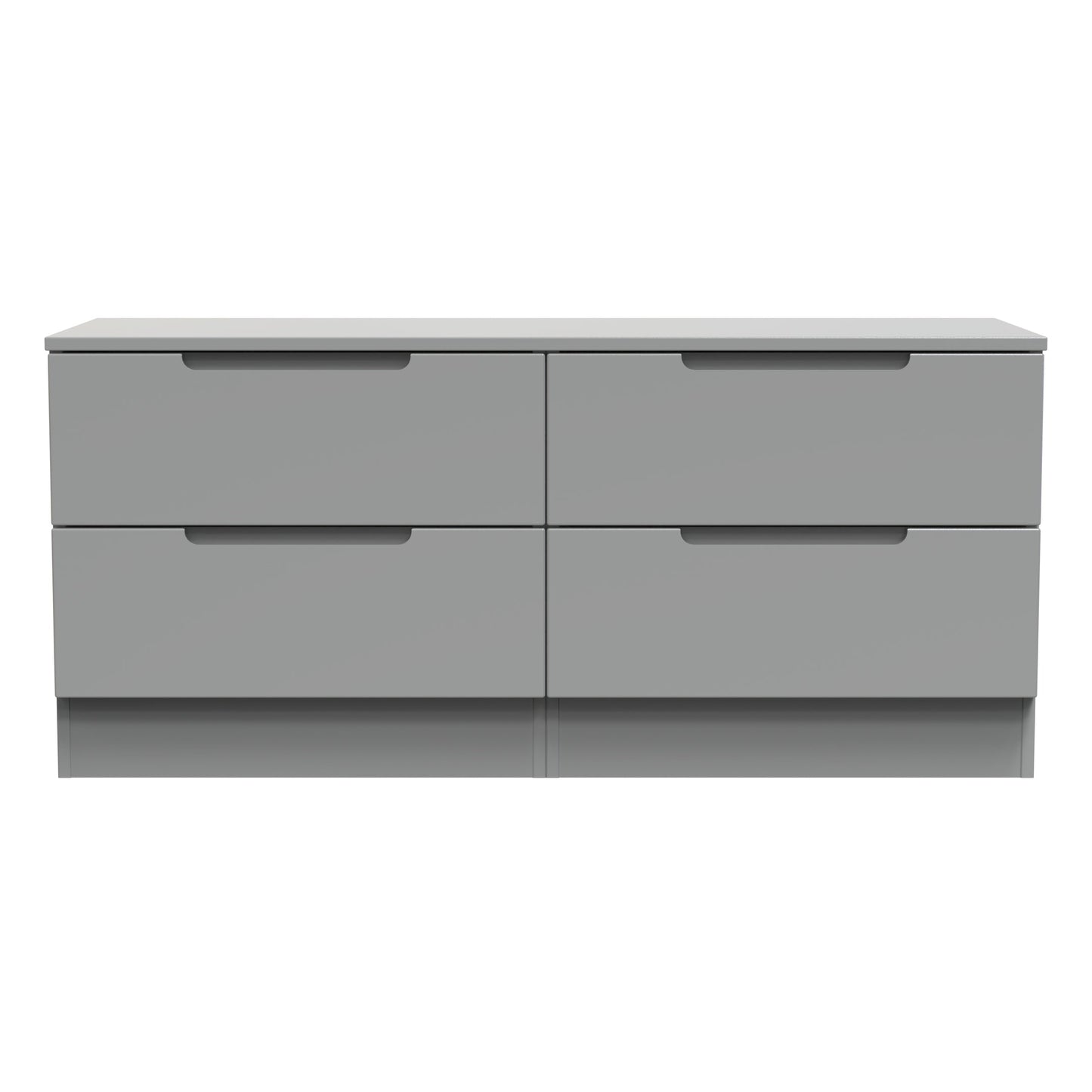 Milan Large Chest of Drawers Grey 4 Drawers 110cm