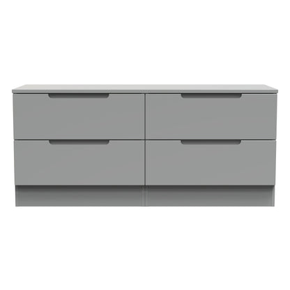 Milan Large Chest of Drawers Grey 4 Drawers 110cm
