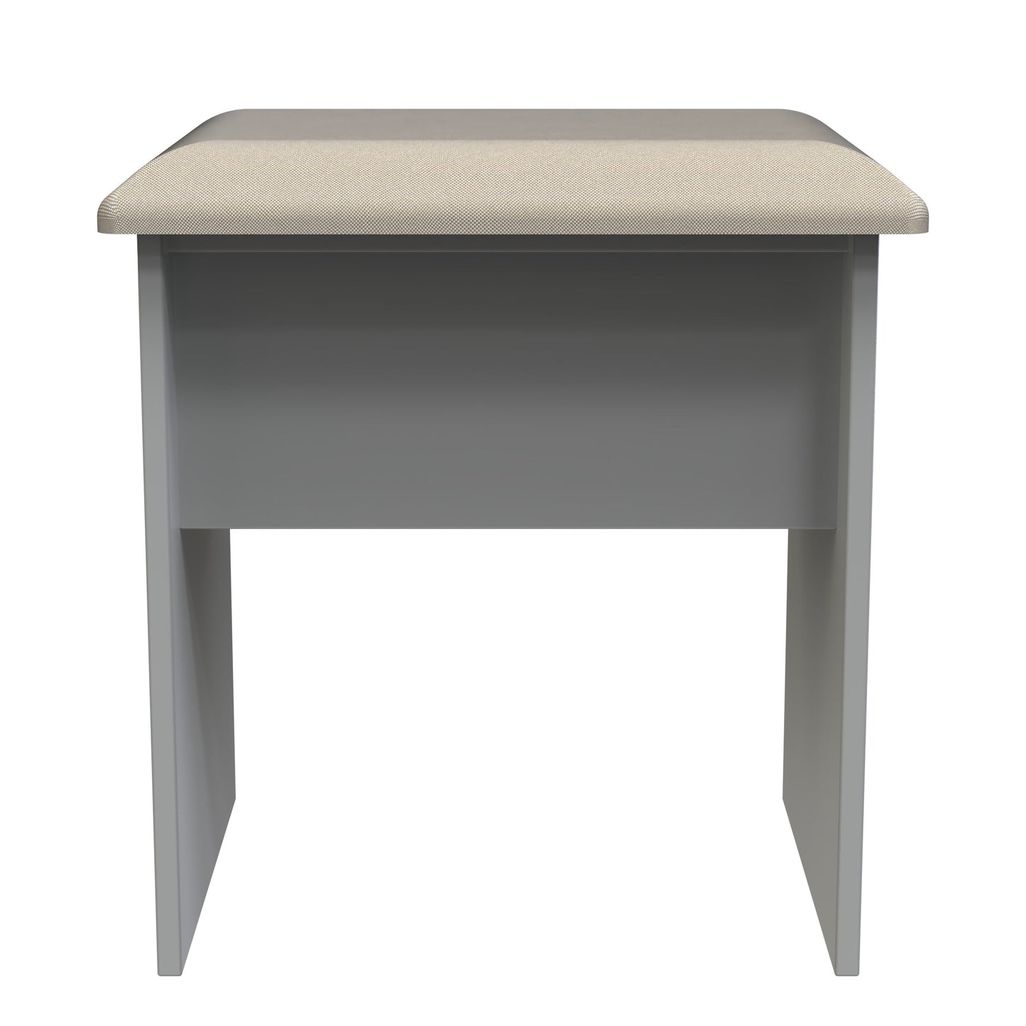Milan Dressing Stool Grey 50cm