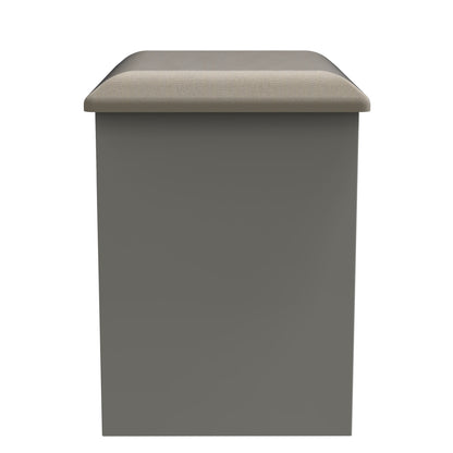 Milan Dressing Stool Grey 50cm
