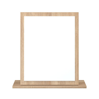 Milan Small Mirror  Oak 50cm