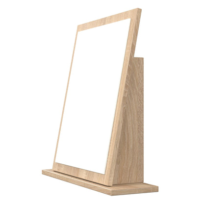 Milan Small Mirror  Oak 50cm
