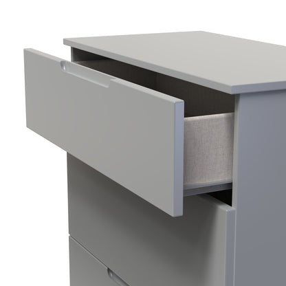 Milan Chest of Drawers Grey 3 Drawers 39cm