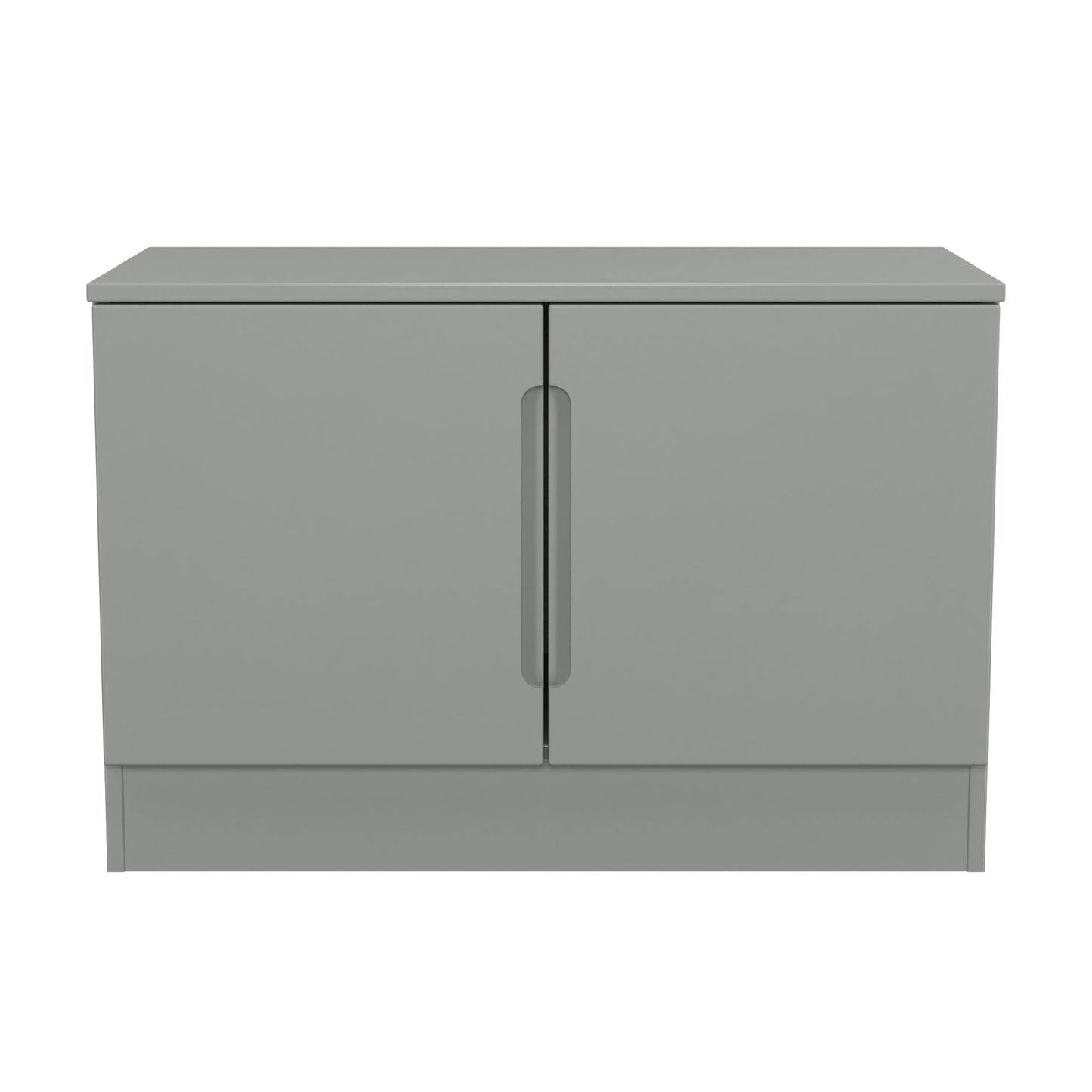 Milan TV Unit Grey 2 Doors 74cm