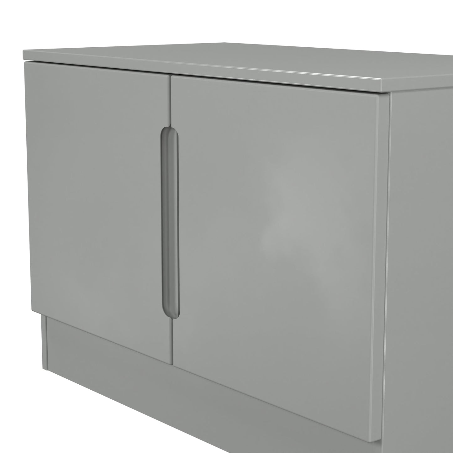 Milan TV Unit Grey 2 Doors 74cm
